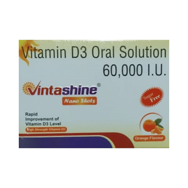 Vintashine Nano Shots (5ml Each) Orange Sugar Free