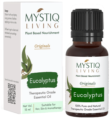 Mystiq Living Eucalyptus Citronella Essential Oil 100% Pure Therapeutic Grade