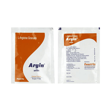 Argin Sachet Orange Sugar Free