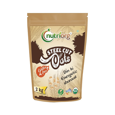 Nutriorg USDA Certified Gluten Free Steel Cut Oats
