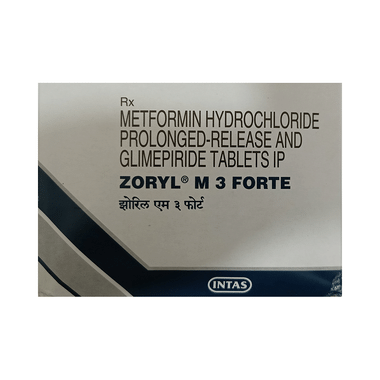 Zoryl M 3 Forte Tablet PR