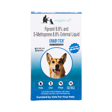 Wiggles Eraditch Spot-On For Dogs 20-40Kg