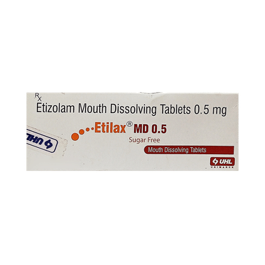 Etilax MD 0.5 Tablet Sugar Free