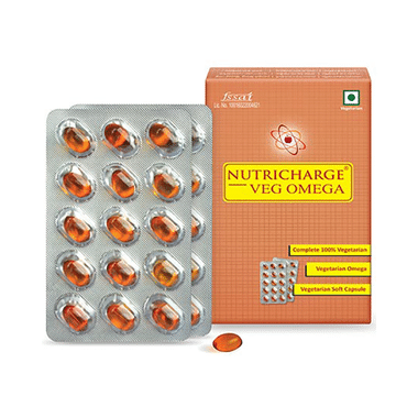 Nutricharge Veg Omega Vegetarian Soft Capsules