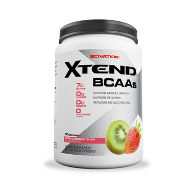 Scivation Xtend BCAA Powder With Electrolytes| For Muscle Growth & Recovery | Flavour Strawberry Kiwi