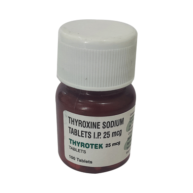 Thyrotek 25mcg Tablet