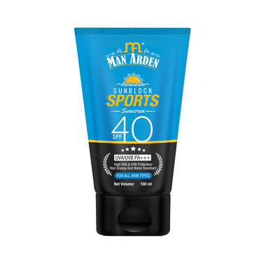 Man Arden Sunblock Sports Sunscreen SPF 40
