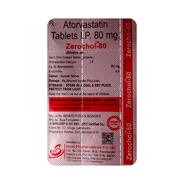 Zerochol 80 Tablet