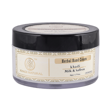 Khadi Naturals Ayurvedic Milk & Saffron Herbal Hand Cream