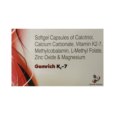 Gemrich K2 7 Softgel Capsule