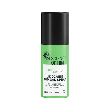 Science Of Him Keep Going Lidocaine Topical Spray