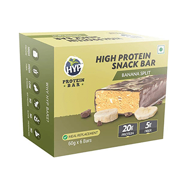 HYP Banana Split High Protein Snack Bar (60gm Each)