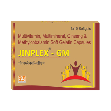 Om Biotec Jinplex-GM Soft Gelatin Capsule