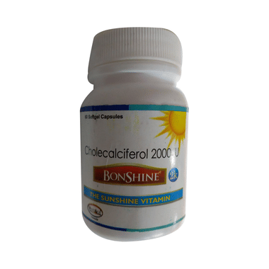 Bonshine 2000IU Soft Gelatin Capsule