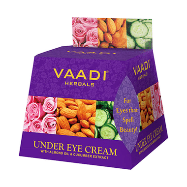 Vaadi Herbals Value Pack Of Under Eye Cream - Almond Oil & Cucumber Extract