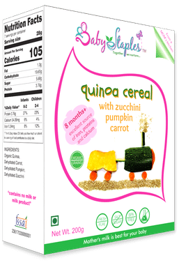 Baby Staples Organic Quinoa Zucchini Cereal