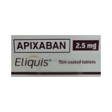 Eliquis 2.5mg Tablet