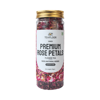 Teafloor Dried Premium Rose Petals Flower Tea