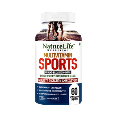 Nature Life Nutrition Multivitamin Sports Vegetarian Tablet