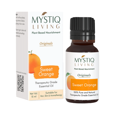 Mystiq Living Sweet Orange Essential Oil 100% Pure Therapeutic Grade