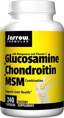 Jarrow Formulas Glucosamine+Chondroitin+MSM Capsule | For Joint Health