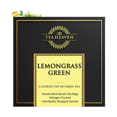 The Tea Heaven Lemongrass Green Tea Bag (6.5gm Each