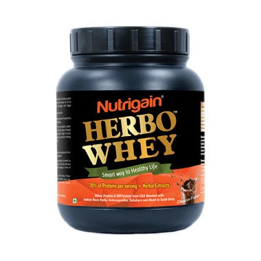 Nutrigain Herbo Whey Protein Powder Chocolate