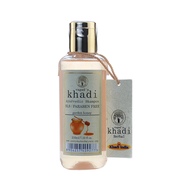 Vagad's Khadi Ayurvedic SLS And Paraben Free Garden Honey Shampoo