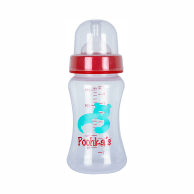 Small Wonder Poohka's Wide Mouth Feeding Bottle Red