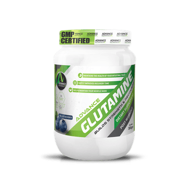 Advance Nutratech Glutamine Supplement Powder Blueberry