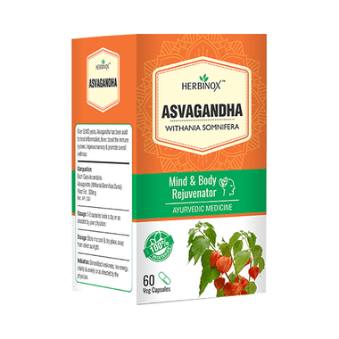 Herbinox Asvagandha Veg Capsule