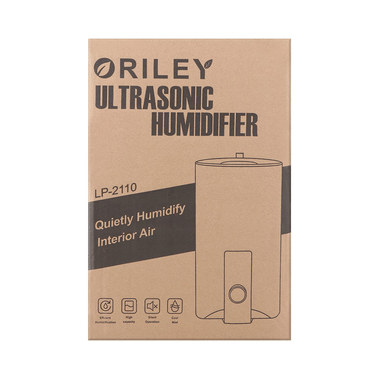 Oriley 2110 Ultrasonic Cool Mist Humidifier With Remote Control and Digital LED Display  White