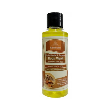 Khadi Pure Herbal Sandal & Turmeric Body Wash SLS-Paraben Free