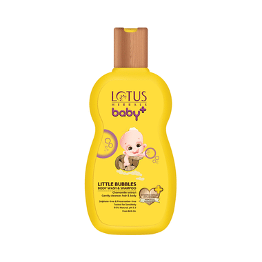 Lotus Herbals Baby+ Little Bubbles Body Wash & Shampoo