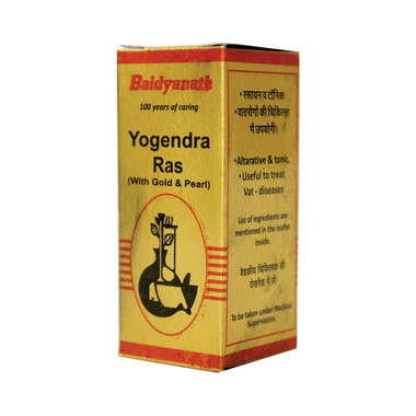 Baidyanath (Nagpur) Yogendra Ras With Gold & Pearl