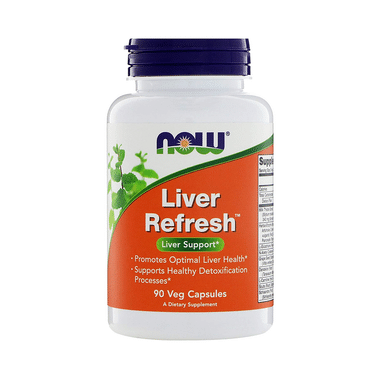 Now Foods Liver Refresh for Detoxification & Liver Health | Veg Capsule