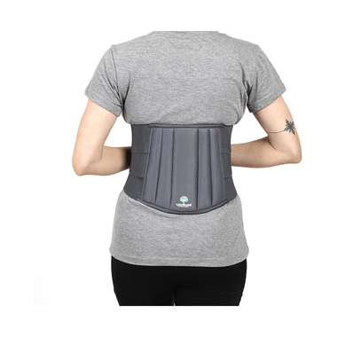 Longlife Contured Lumbar Support Belt XL Grey