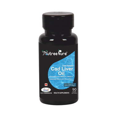 Nutree Pure Cod Liver Oil Coated Softgels