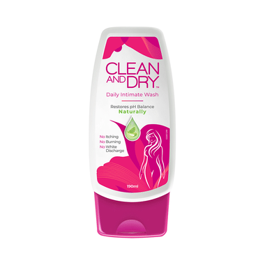 Clean And Dry Women's Daily Intimate Wash | Restores PH Balance
