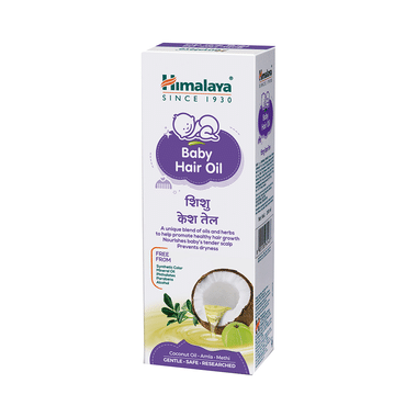 Himalaya Baby Hair Oil | Promotes Hair Growth & Manages Scalp Dryness