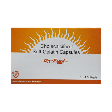 D3-Fast 60K Soft Gelatin Capsule