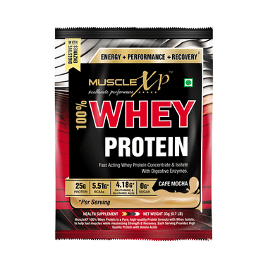 MuscleXP 100% Whey Protein With Digestive Enzymes Cafe Mocha