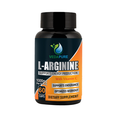 Vedapure L-Arginine With Vitamin C Capsule