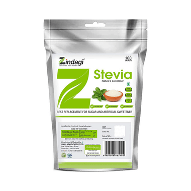 Zindagi Stevia Nature's Sweetener Sachet For Diabetics
