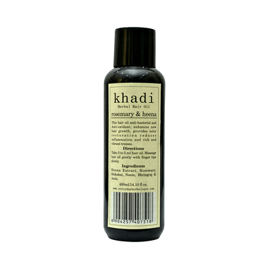 Khadi Herbal Hair Oil Rosemary & Henna