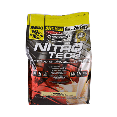 Muscletech Performance Series Nitro Tech Whey Isolate Vanilla