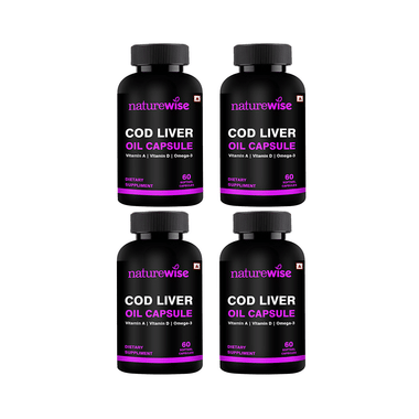 Naturewise COD Liver Oil Softgel Capsule (60 Each)