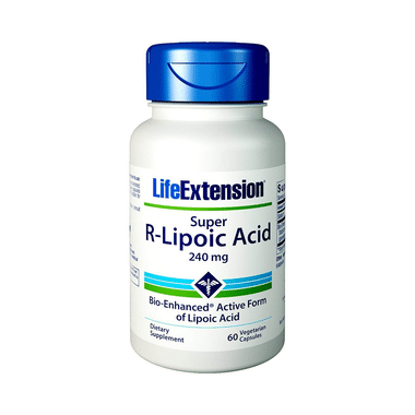 Life Extension Super R-Lipoic Acid 240mg Vegetarian Capsule