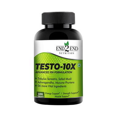 End2End Nutrition Testo 10X Tablet (60 Each)