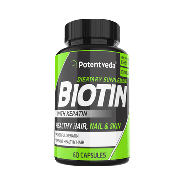 Potentveda Biotin With Keratin Capsule